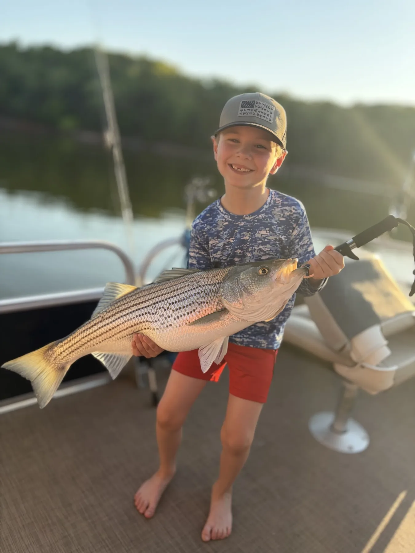 Lake Hartwell striper fishing with Reel Rabb — guided trip photo 47