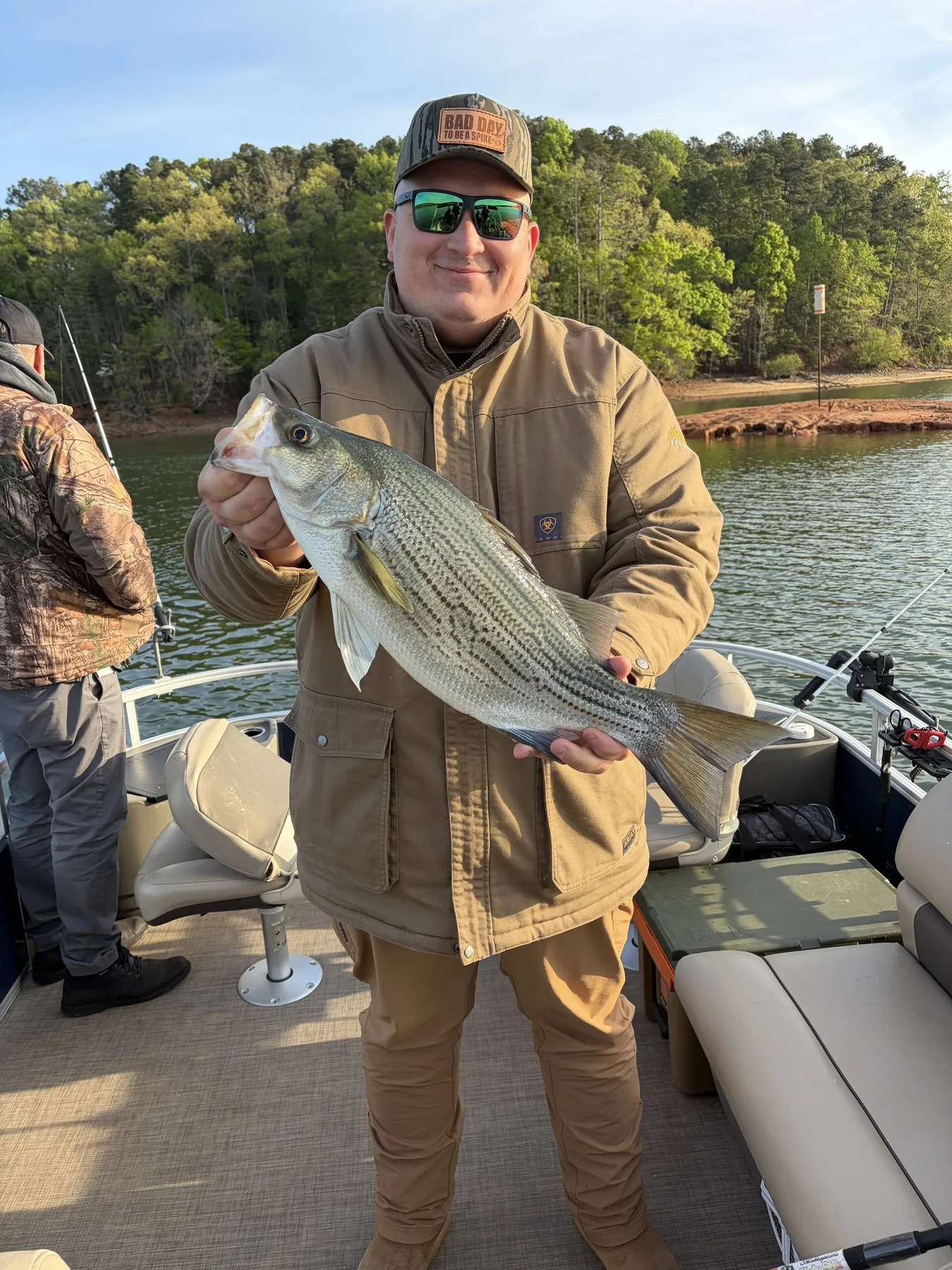 Lake Hartwell striper fishing with Reel Rabb — guided trip photo 44