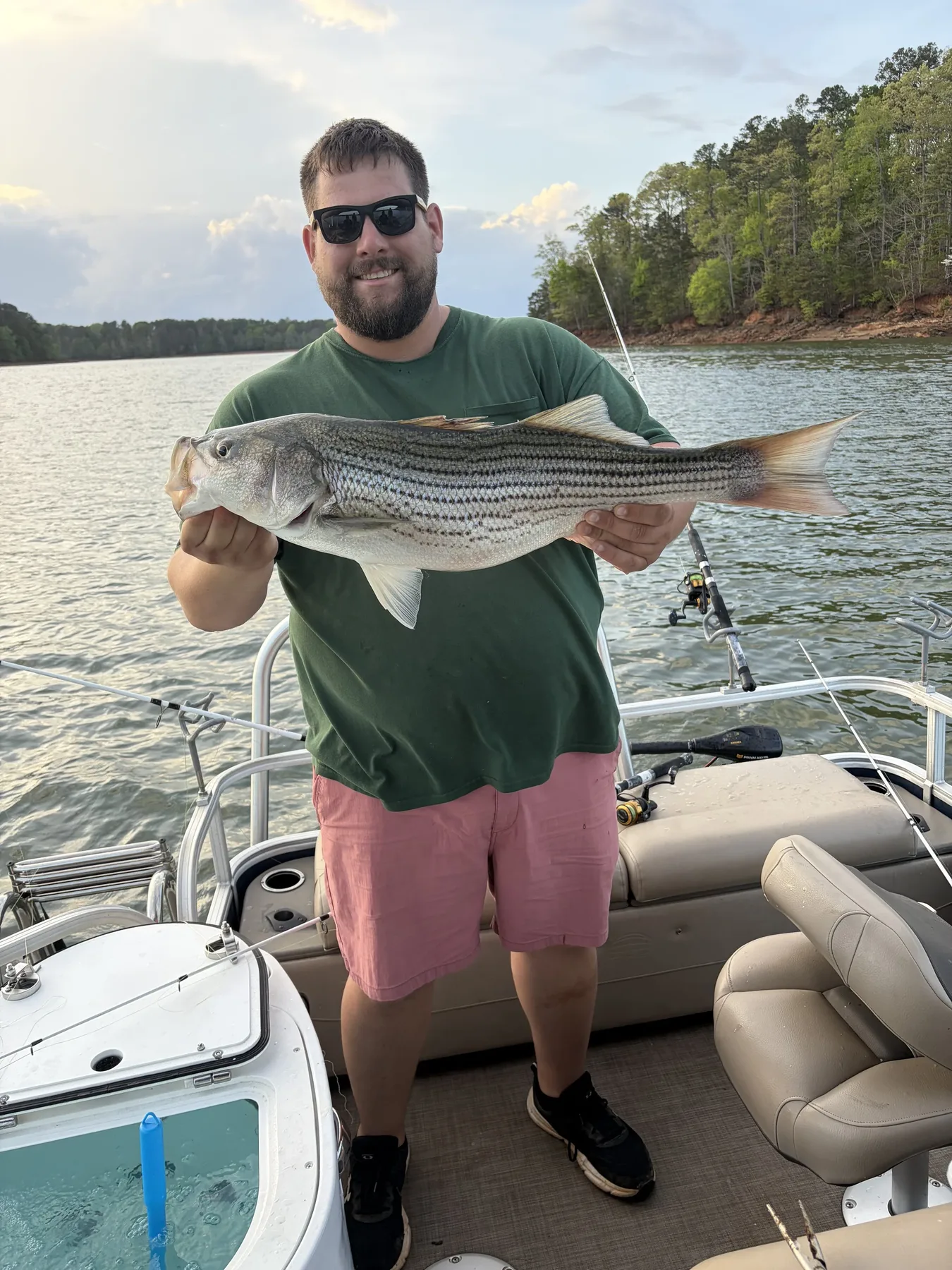 Lake Hartwell striper fishing with Reel Rabb — guided trip photo 43