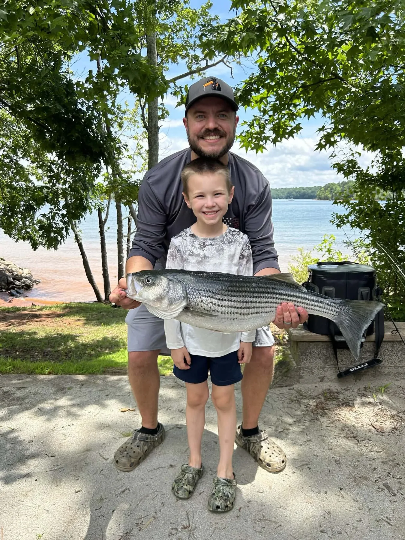 Lake Hartwell striper fishing with Reel Rabb — guided trip photo 10