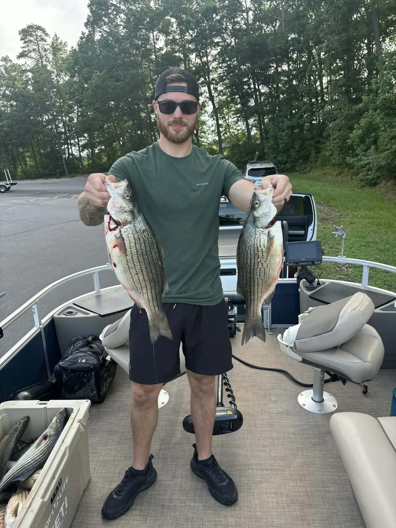 Lake Hartwell striper fishing with Reel Rabb — guided trip photo 28