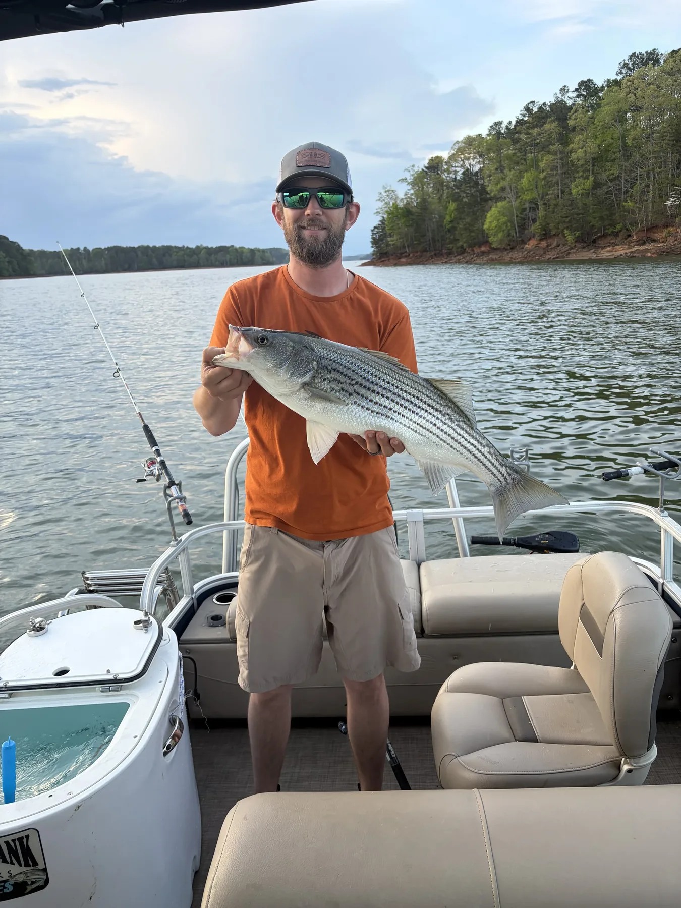 Lake Hartwell striper fishing with Reel Rabb — guided trip photo 35