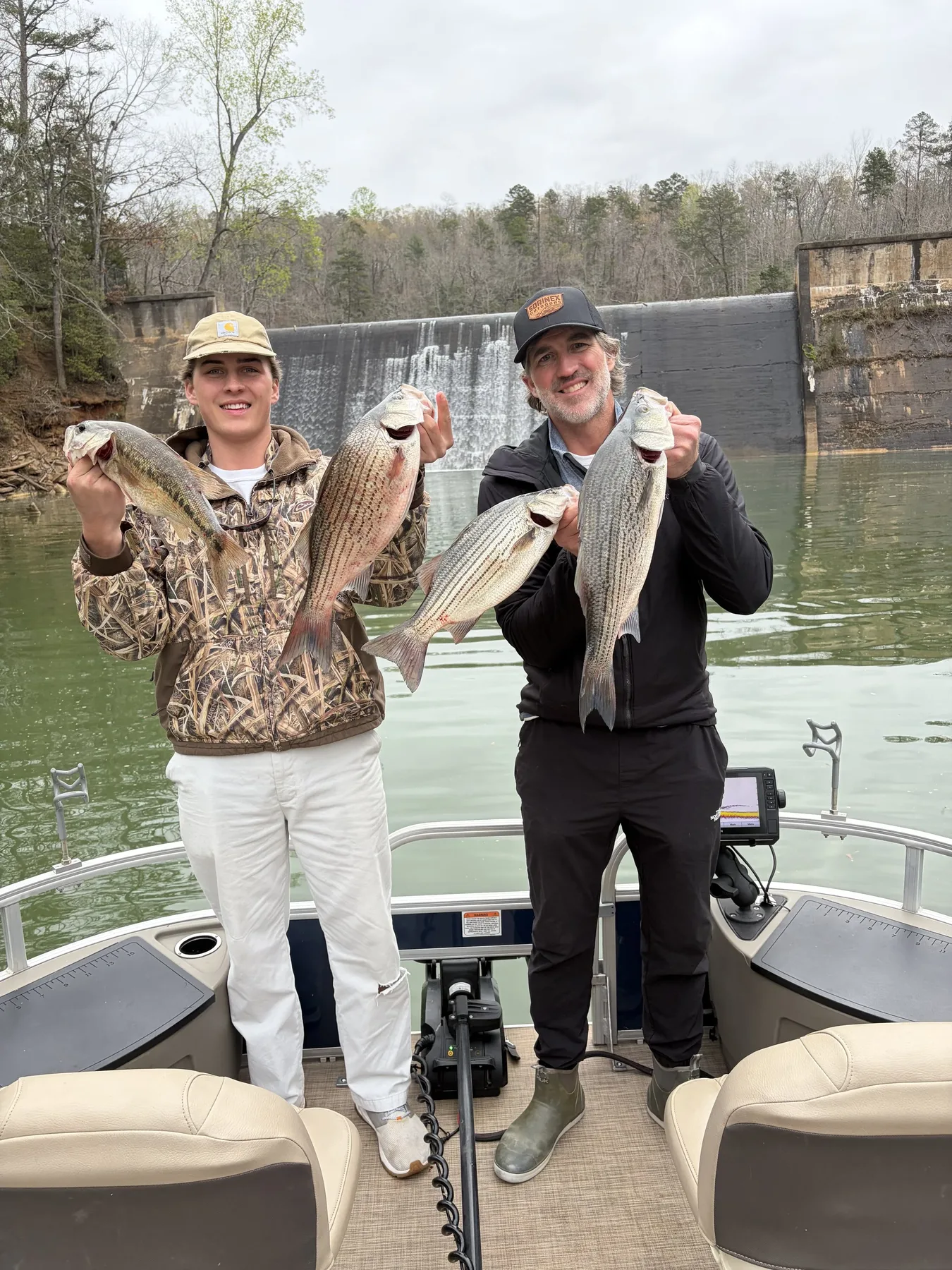 Lake Hartwell striper fishing with Reel Rabb — guided trip photo 32