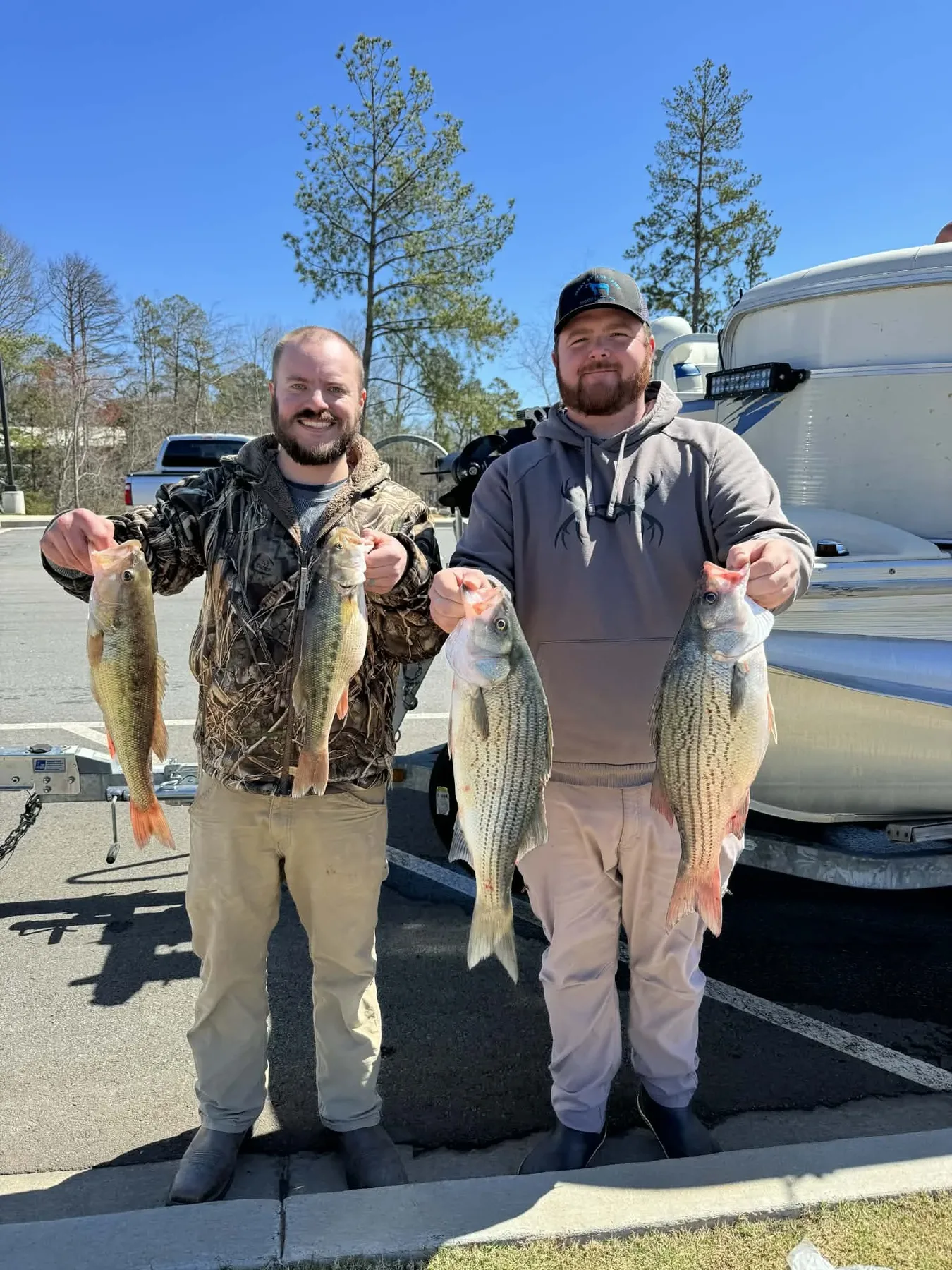 Lake Hartwell striper fishing with Reel Rabb — guided trip photo 19