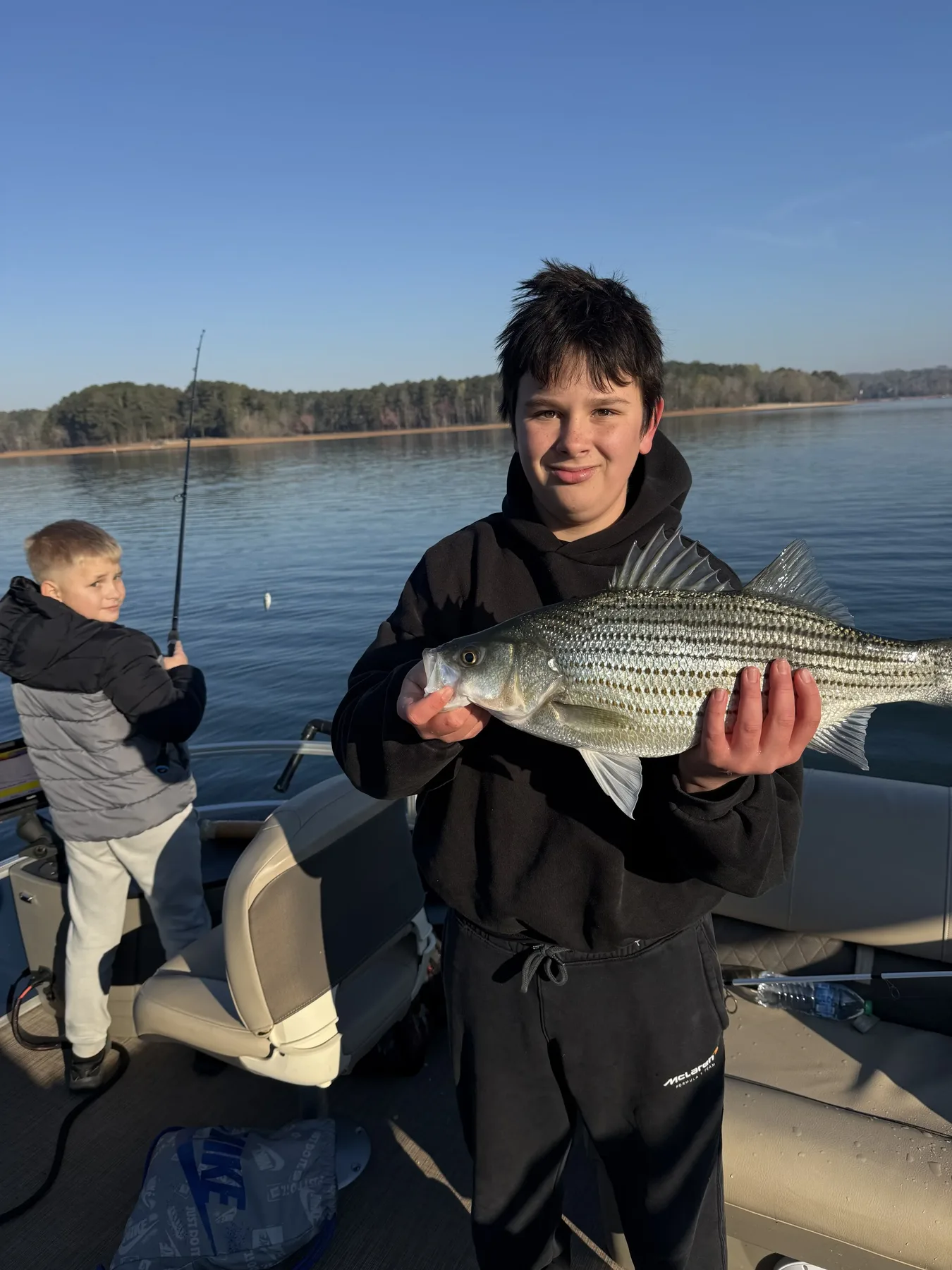 Lake Hartwell striper fishing with Reel Rabb — guided trip photo 34