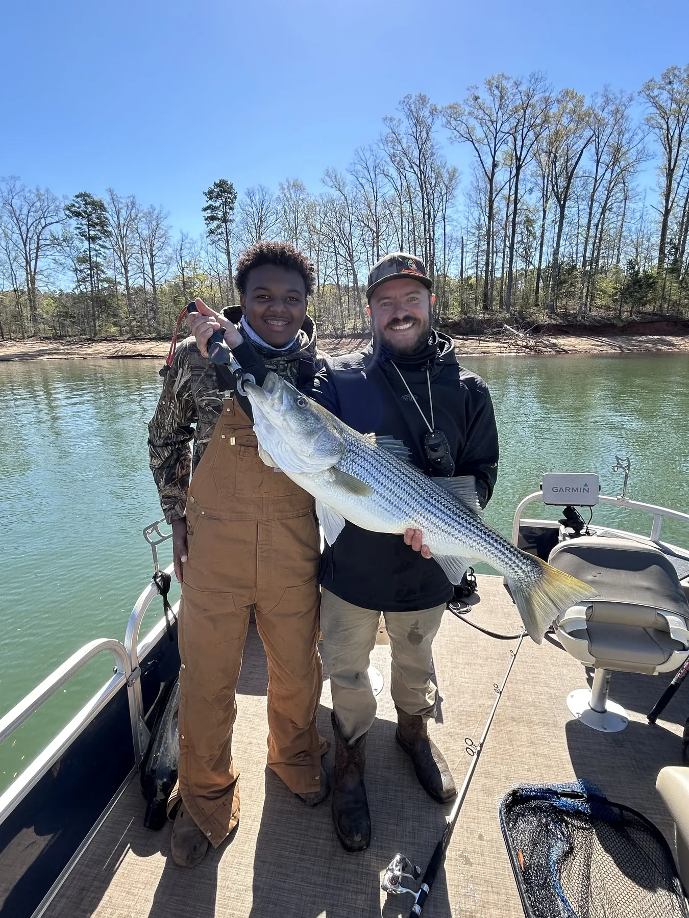 Lake Hartwell striper fishing with Reel Rabb — guided trip photo 11