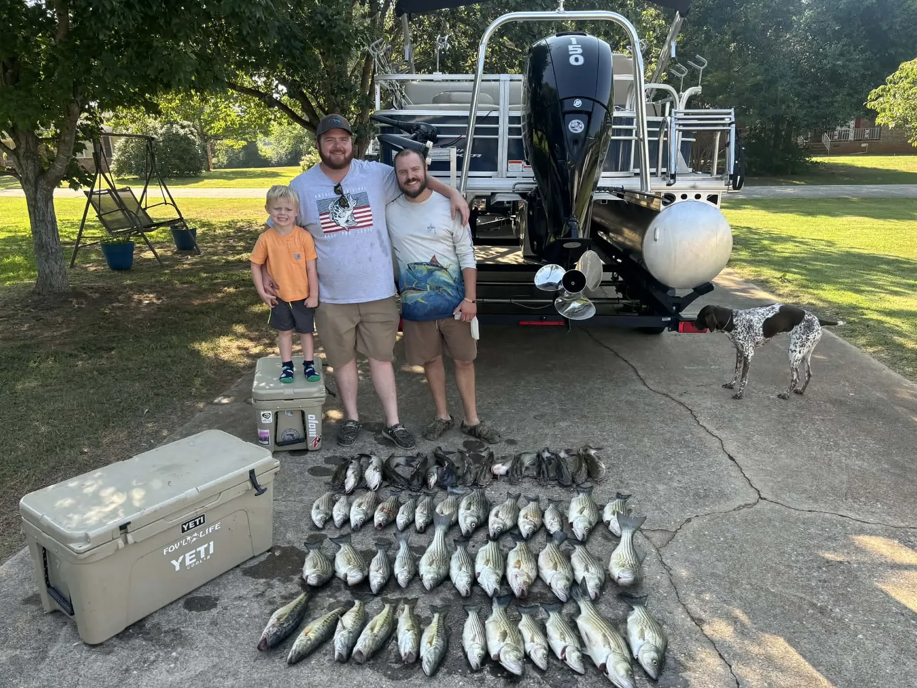 Lake Hartwell striper fishing with Reel Rabb — guided trip photo 25
