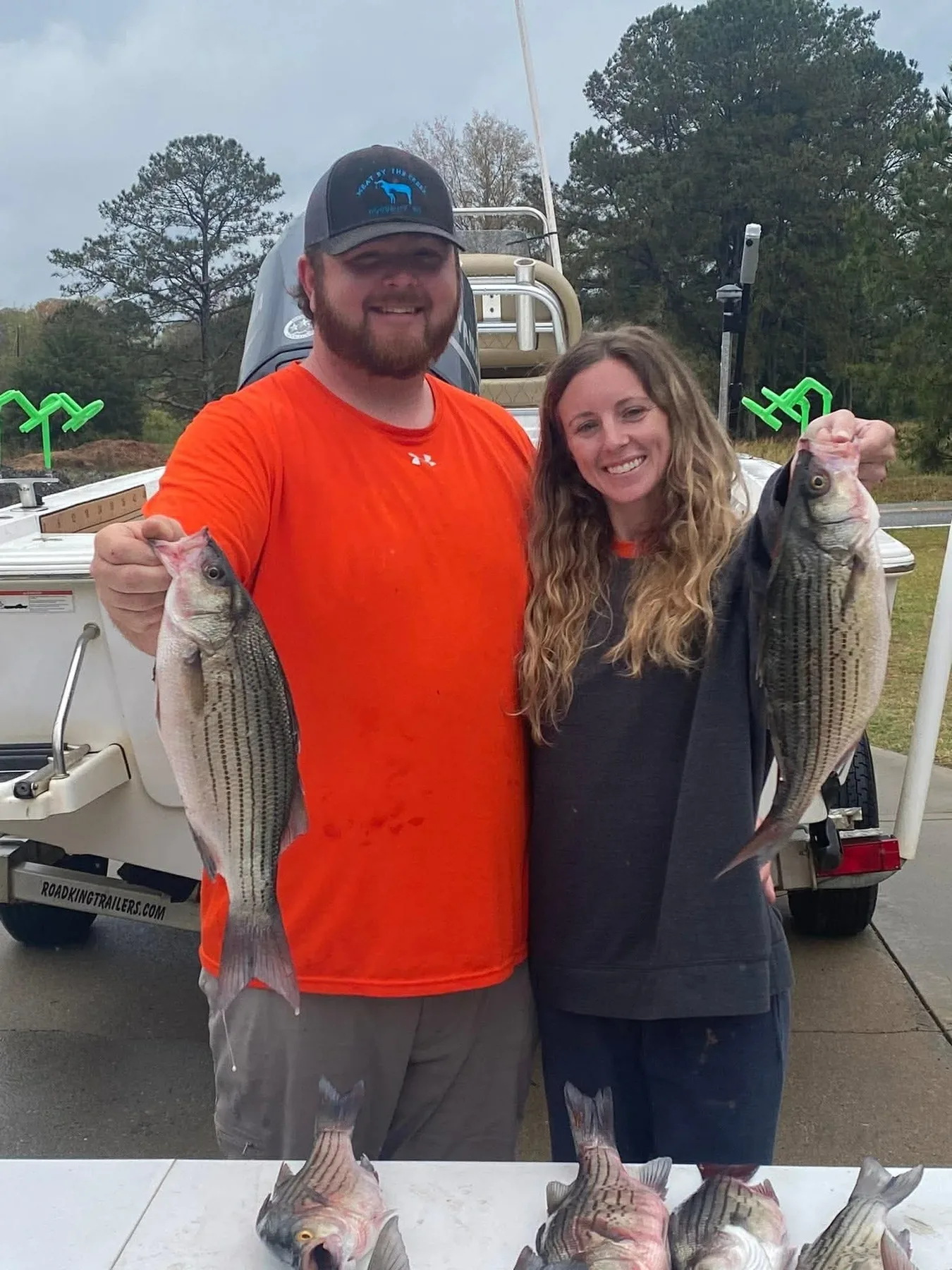Lake Hartwell striper fishing with Reel Rabb — guided trip photo 27