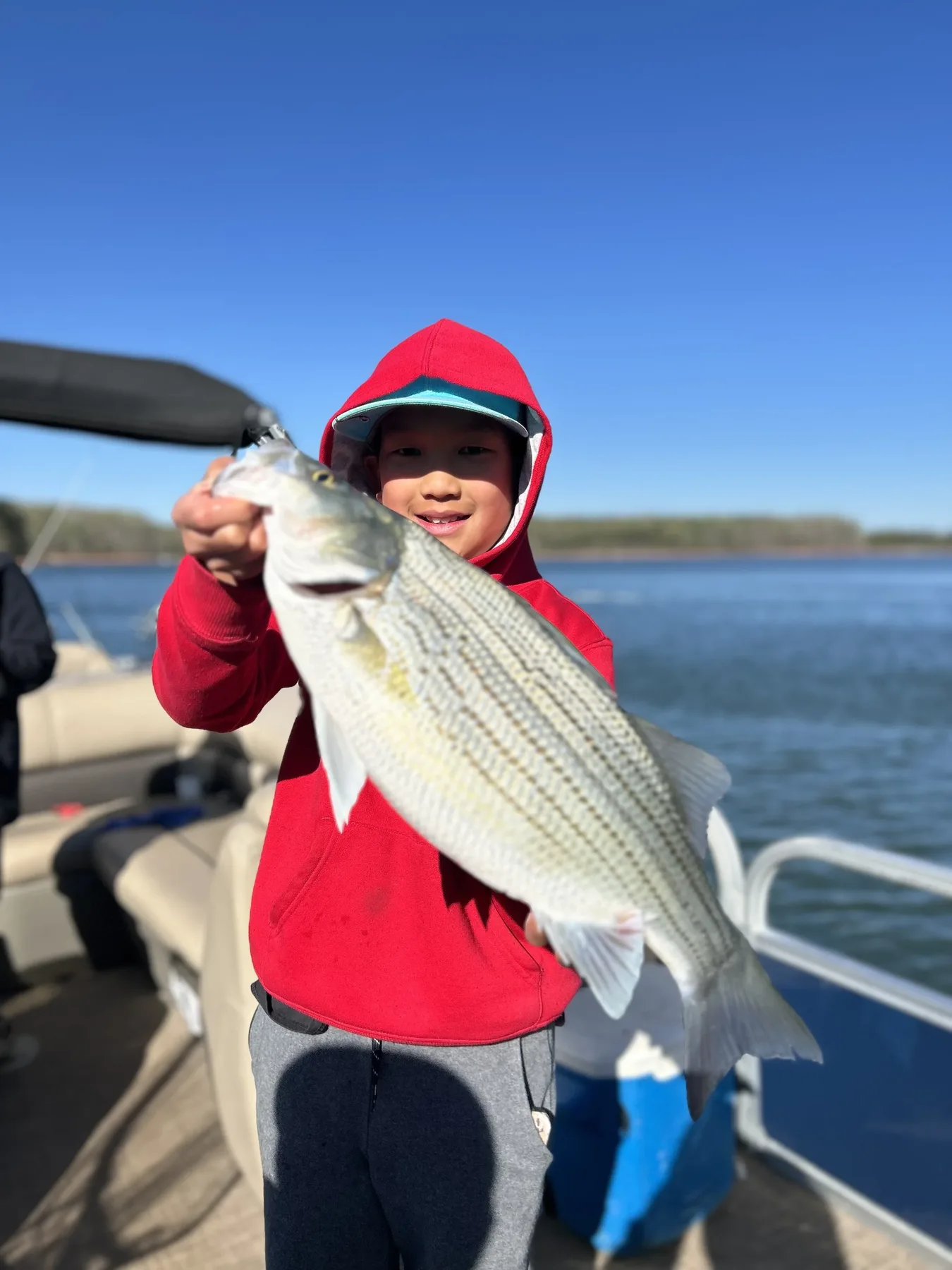Lake Hartwell striper fishing with Reel Rabb — guided trip photo 29
