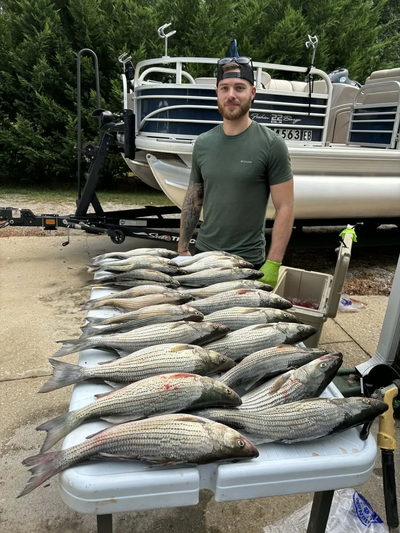 Lake Hartwell striper fishing with Reel Rabb — guided trip photo 21